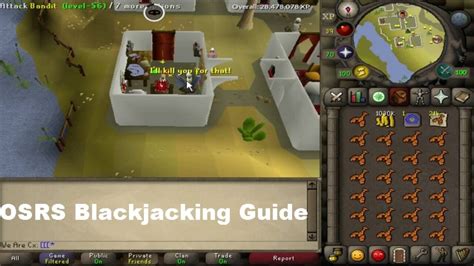 Osrs blackjacking - Rogue equipment is an untradeable set of armour obtained from a rogue's equipment crate, which are obtained from successfully opening the safes at the end of the Rogues' Den minigame. The set of clothing can be stored in an armour case within the costume room of a player-owned house. Note: as the pieces are untradeable, they will always be kept on …